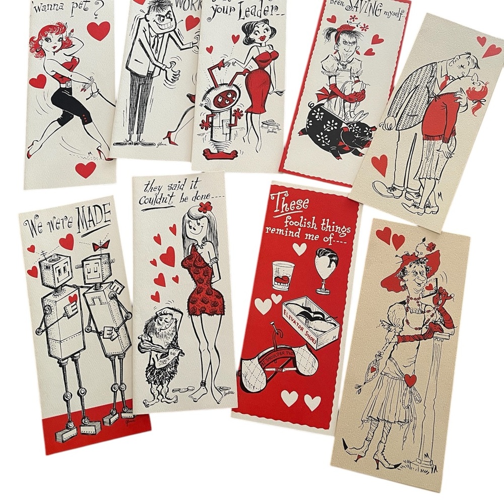 Retro Valentine's Day Card Collection - Picture 2 of 2